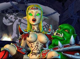 Porno juego de disparos con la estrategia de guerra y el sexo del duende