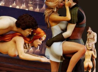 Sexo medieval en la fantasía porno de RPG juegos para adultos